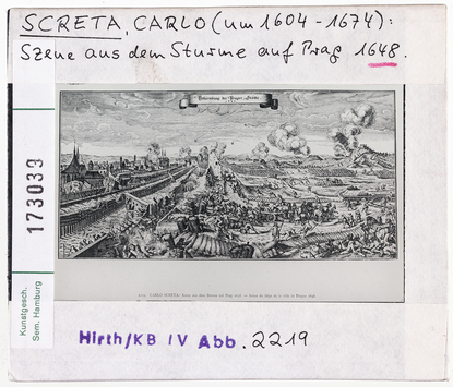 Vorschaubild Carlo Screta: Szene aus dem Sturm auf Prag 1648 